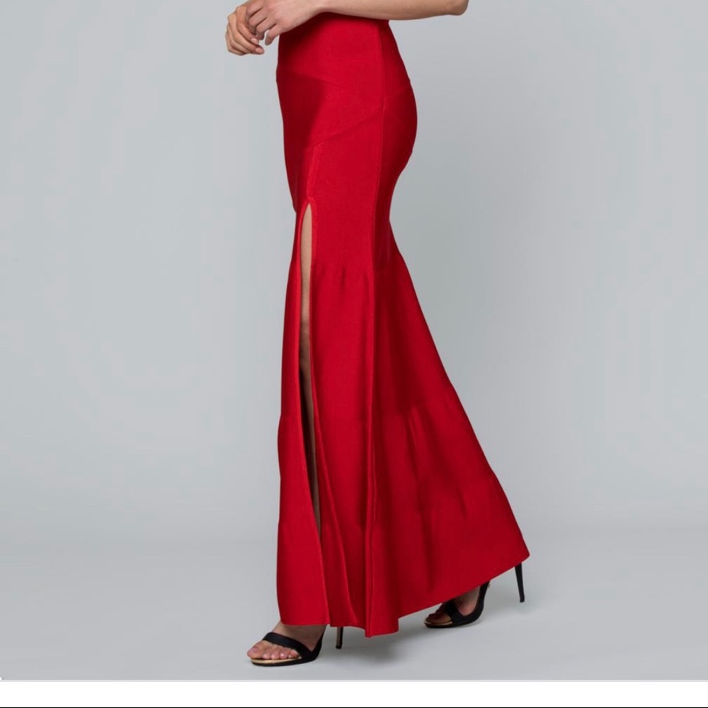 bandage red dress